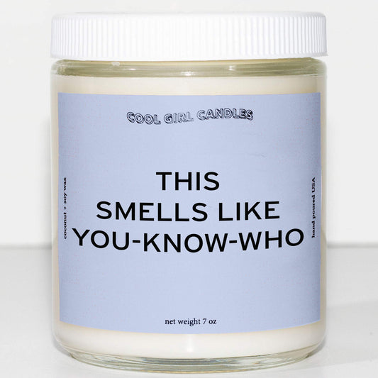 this smells like you know who candle cute harry potter candles that smell like harry potter cute aesthetic candle coconut soy wax voldemort candle