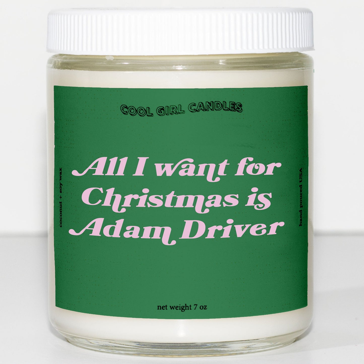 all i want for christmas is adam driver candle this smells like adam driver candle cute christmas decor aesthetic candle