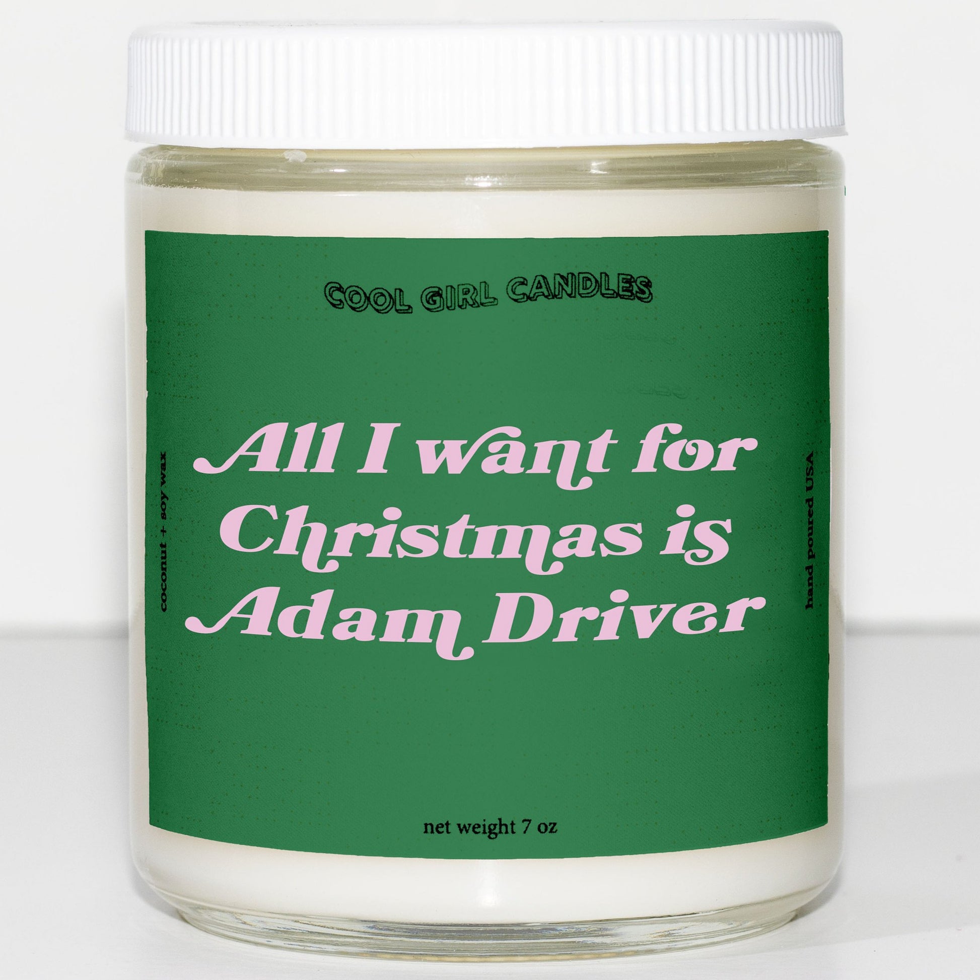 all i want for christmas is adam driver candle this smells like adam driver candle cute christmas decor aesthetic candle
