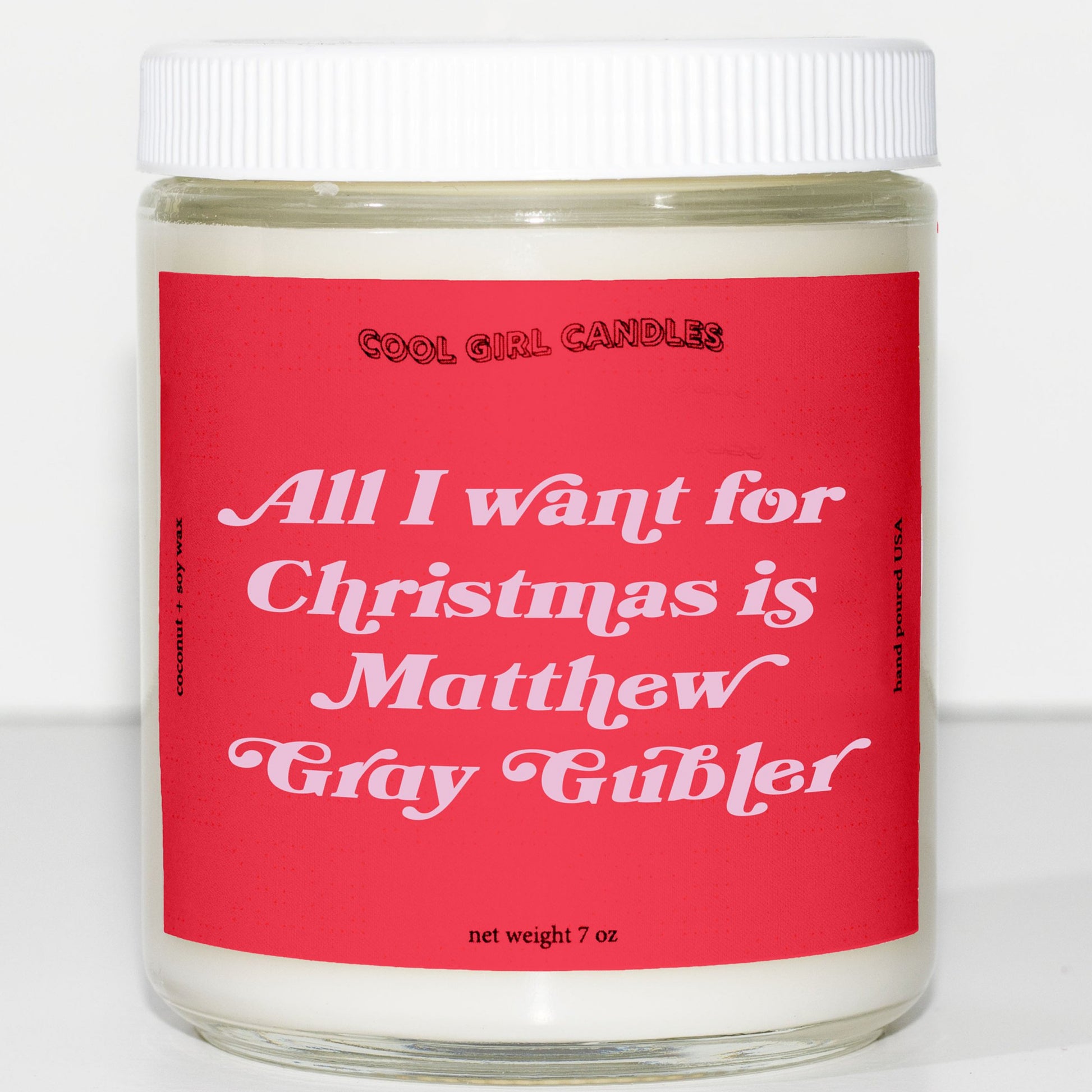 all i want for christmas is matthew gray gubler candle this smells like matthew gray gubler candle cute criminal minds candle merch aesthetic decor