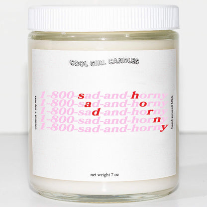 1-800-Sad-and-Horny Candle