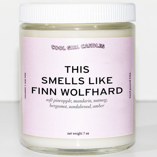 this smells like finn wolfhard candle by cool girl candles