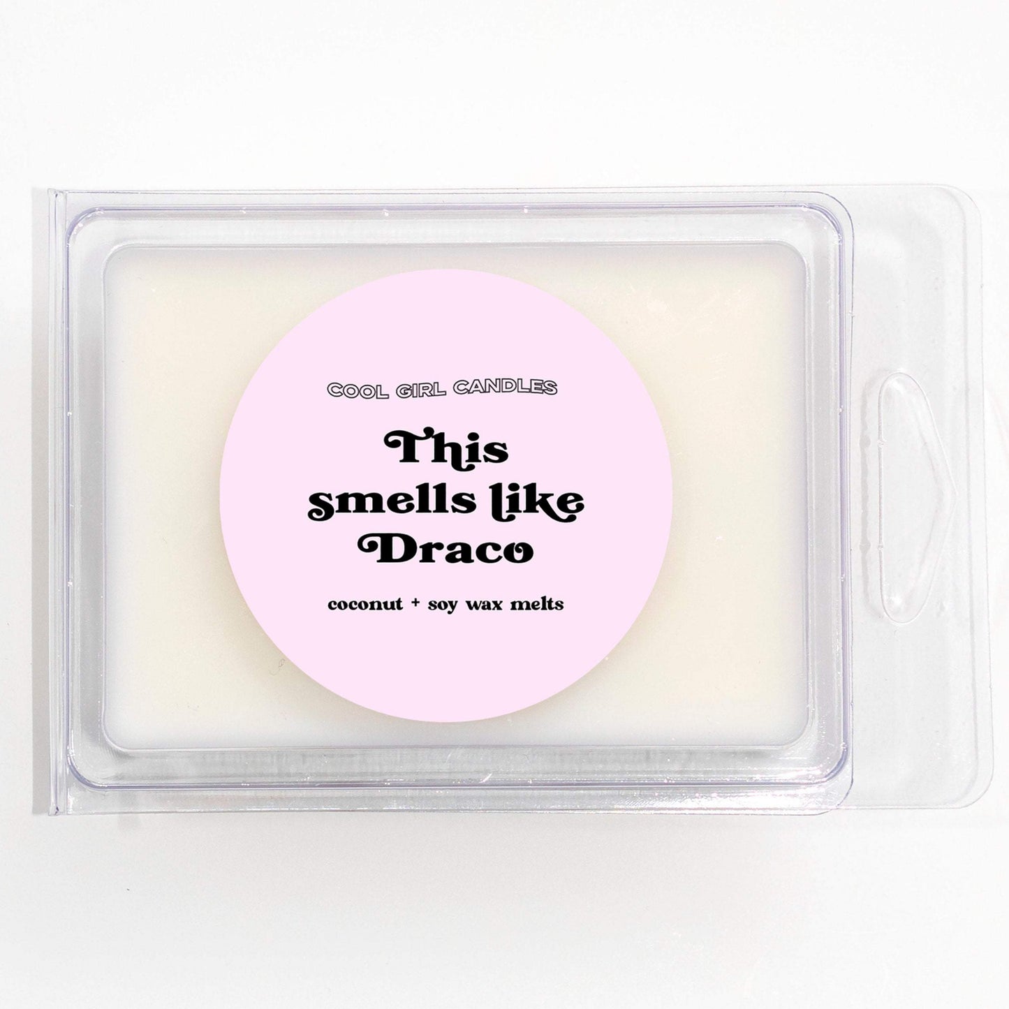 this smells like draco malfoy wax melt by cool girl candles