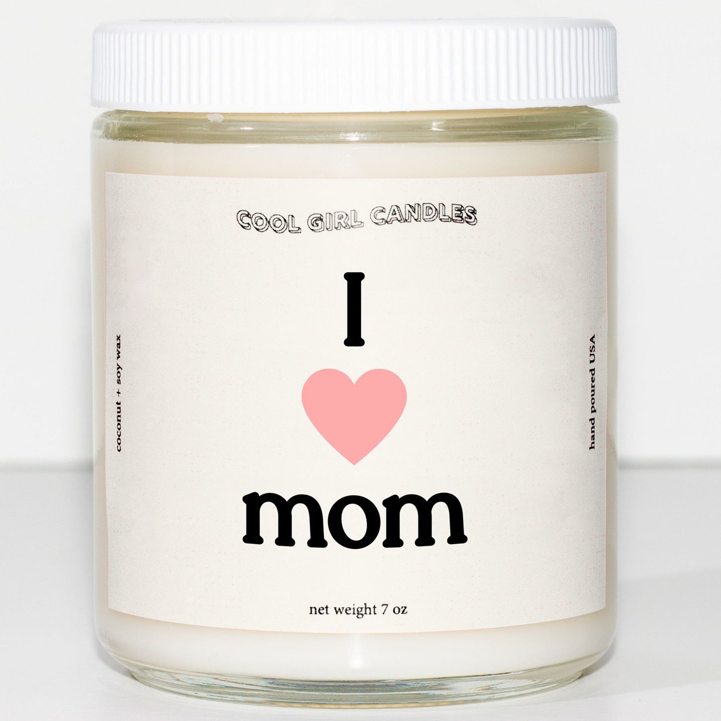I Heart Mom Candle