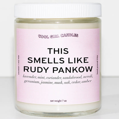 this smells like rudy pankow candle