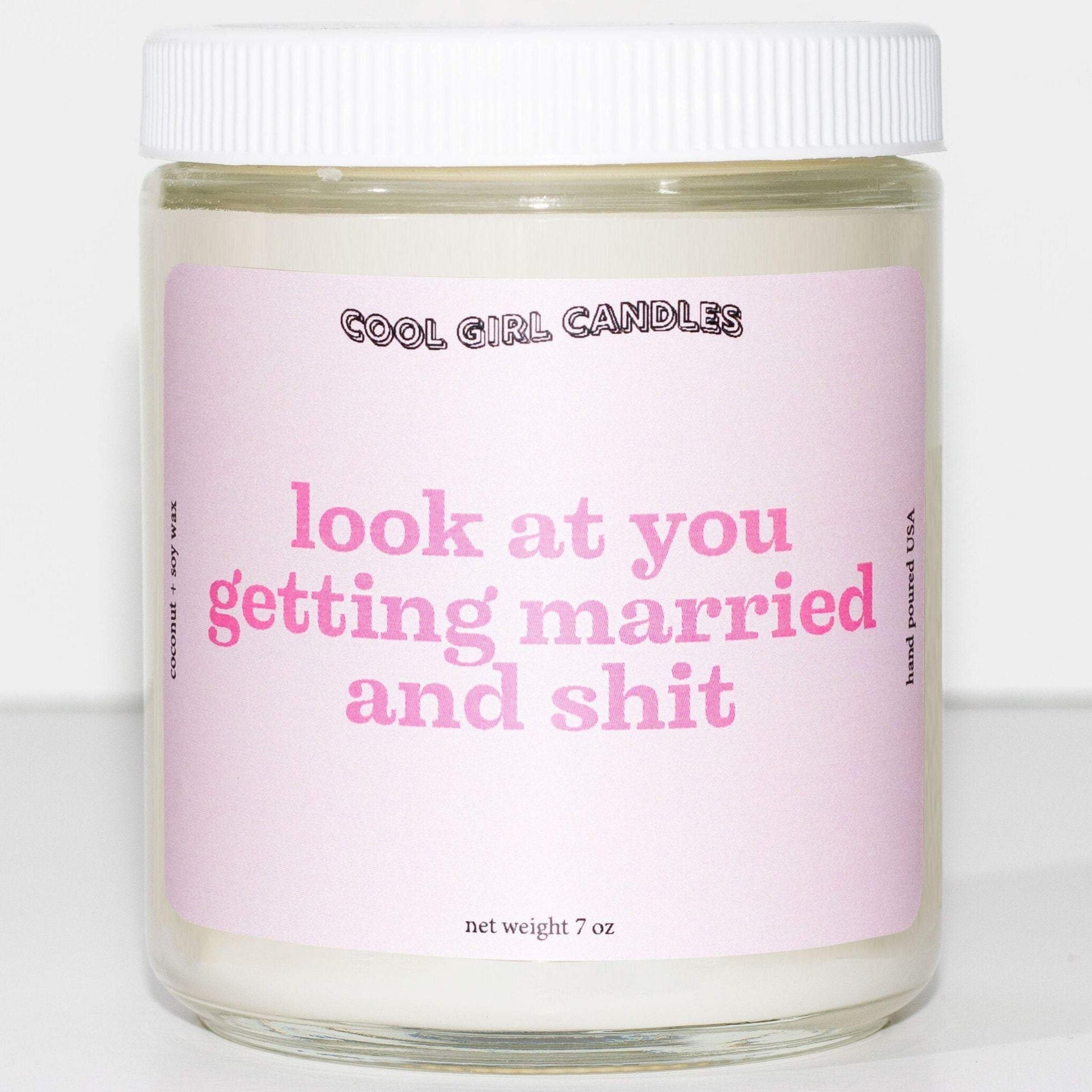 look at you getting married and shit candle engagement candle bridal gift candle cute engagement gifts