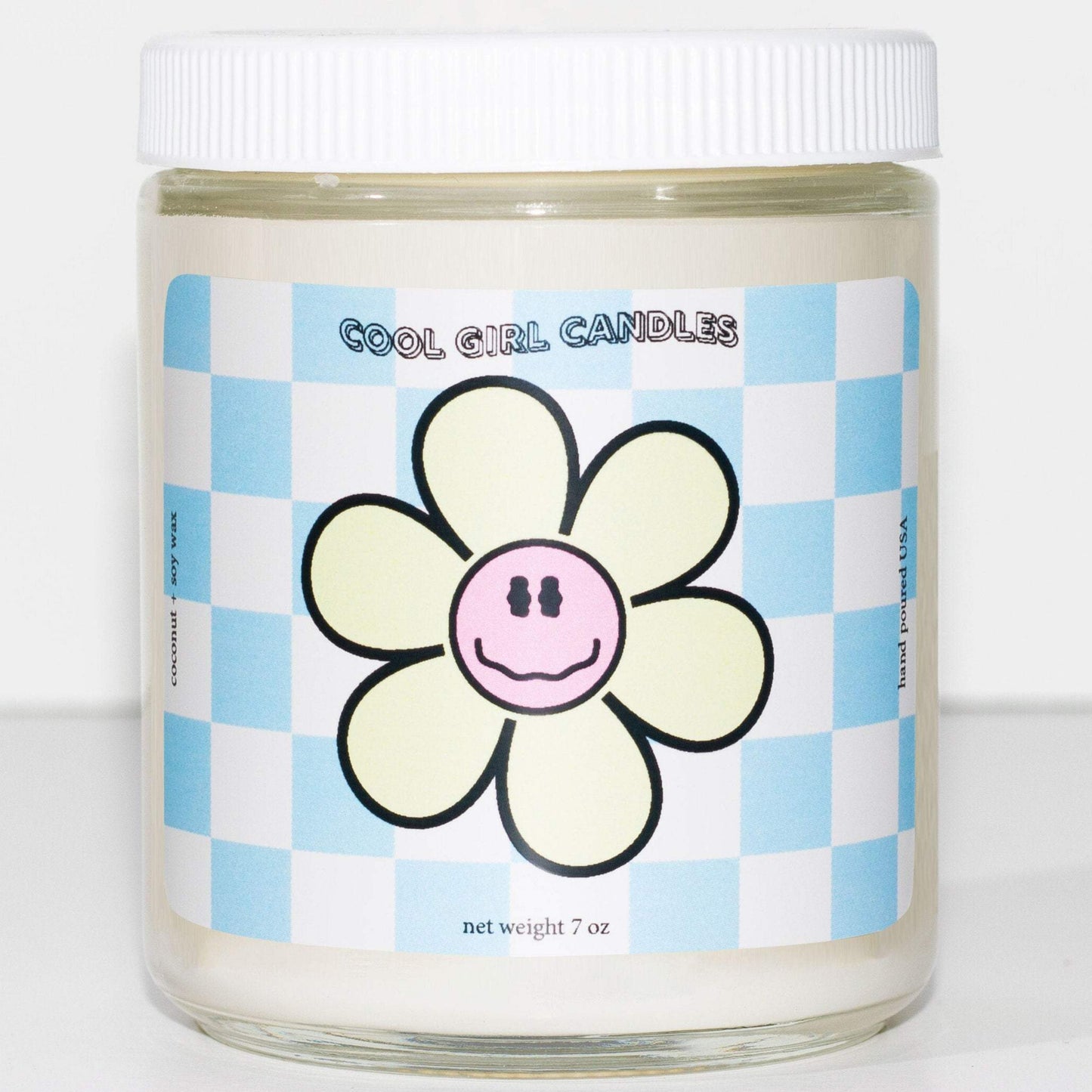 smiley face candle