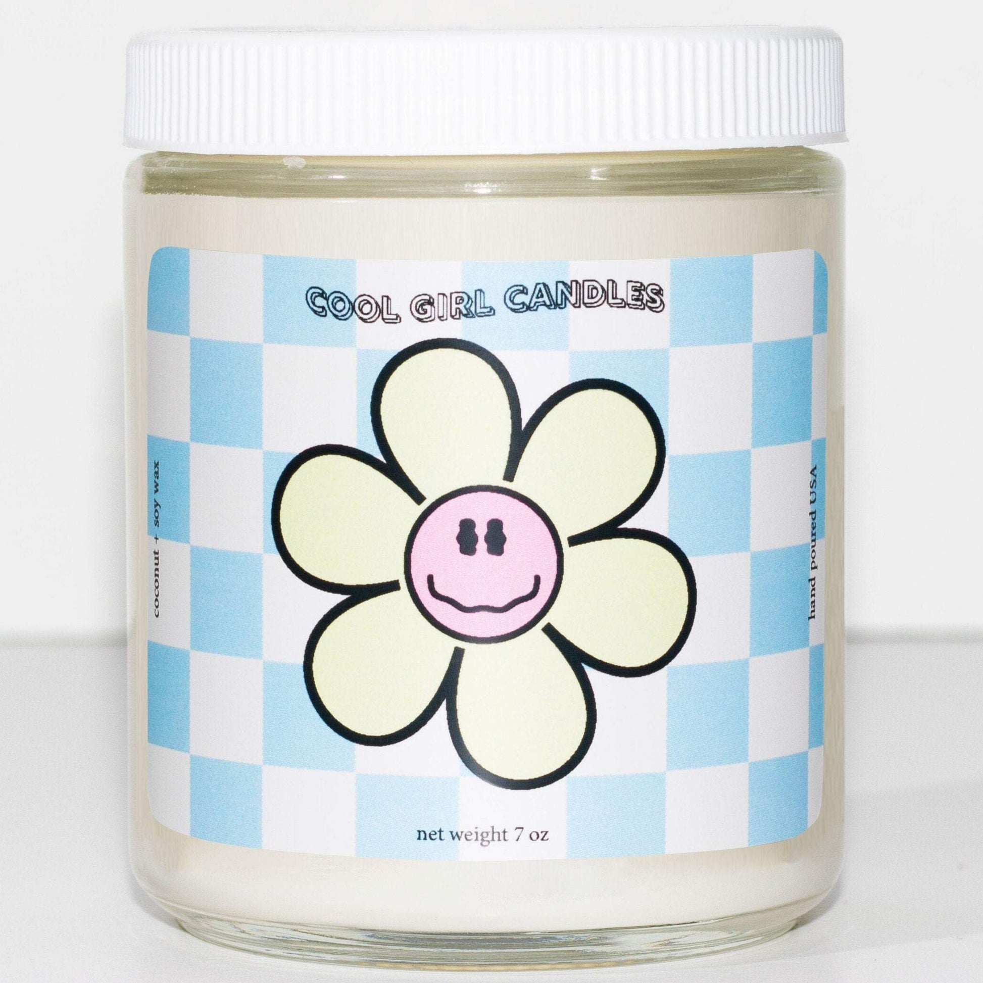 smiley face candle