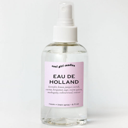 this smells like tom hollland room and linen spray eau de holland