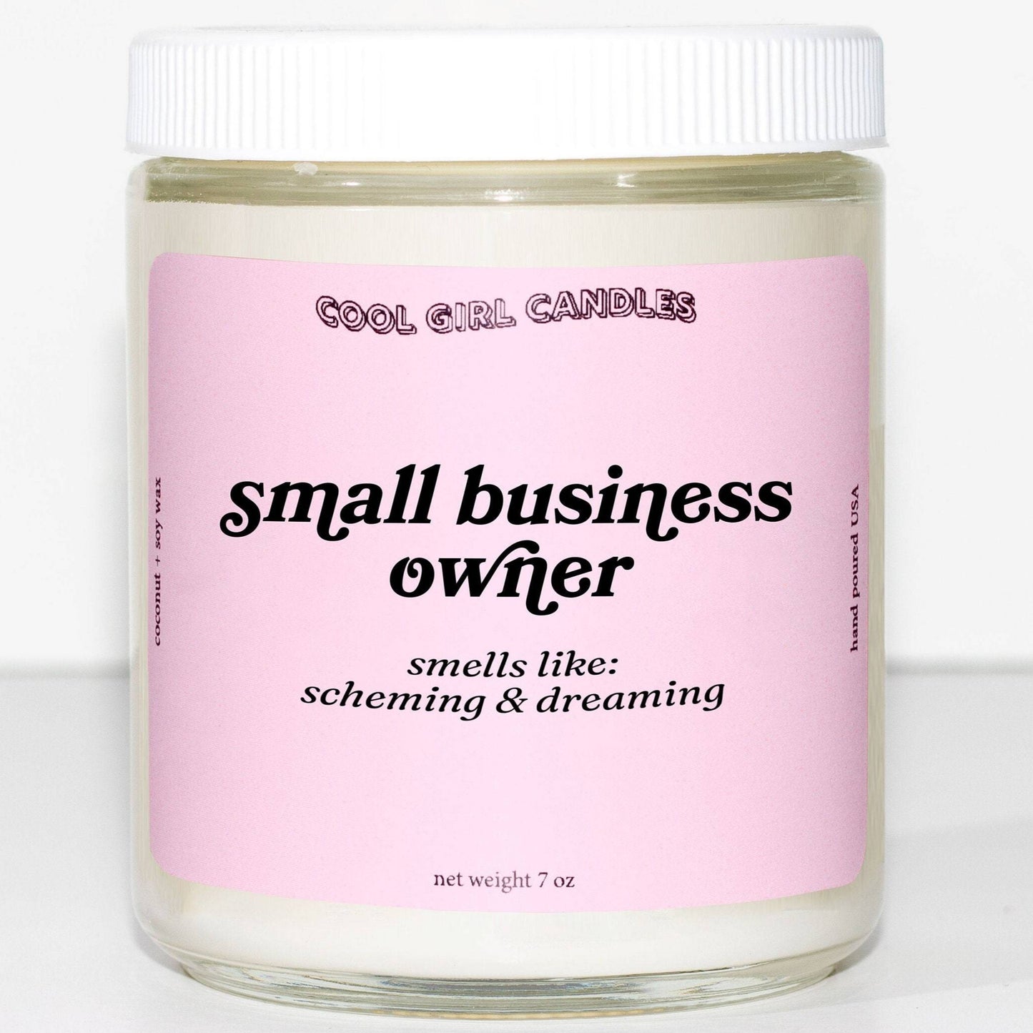 small business owner candle