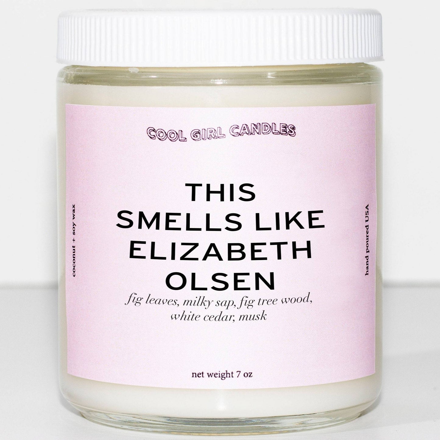 this smells like elizabeth olsen candle