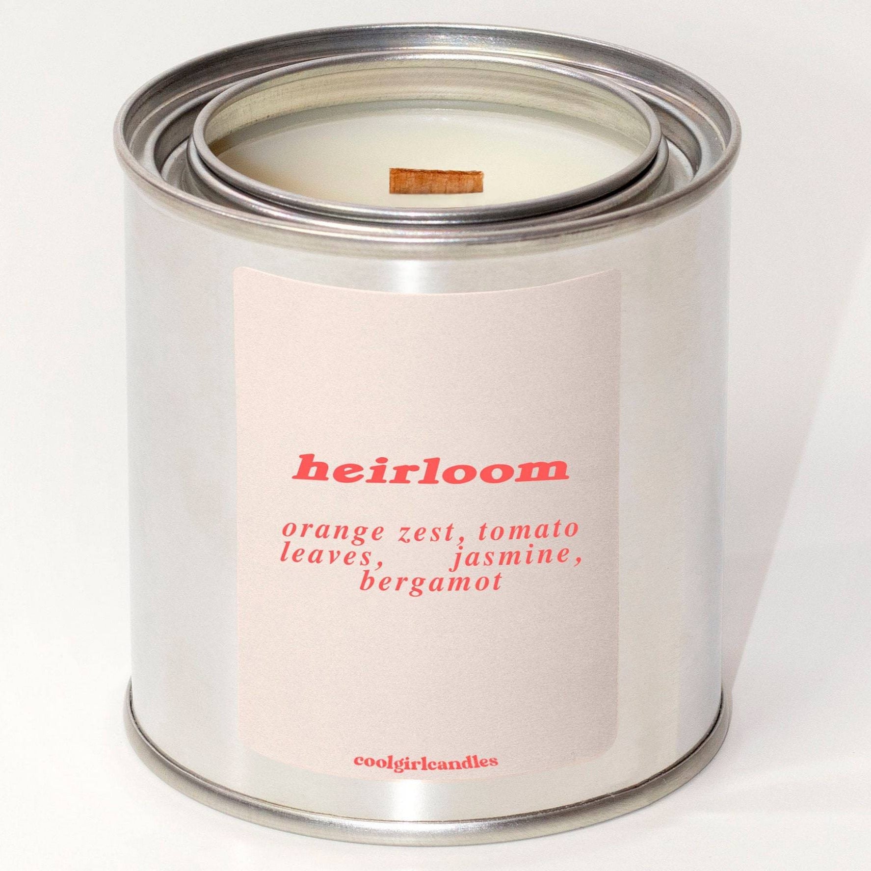 Cool Girl Candles Tomato Candle. Paint can candle. Luxury home fragrance candle that smells like tomato. best tomato candle