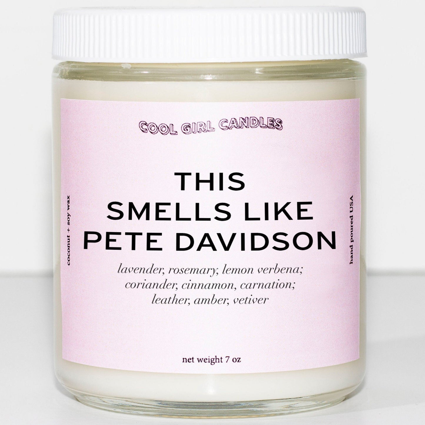 this smells like pete davidson candle cool girl candles celebrity candle candles that smell like celebrities pete davidson merch machine gun kelly candle MGK candle