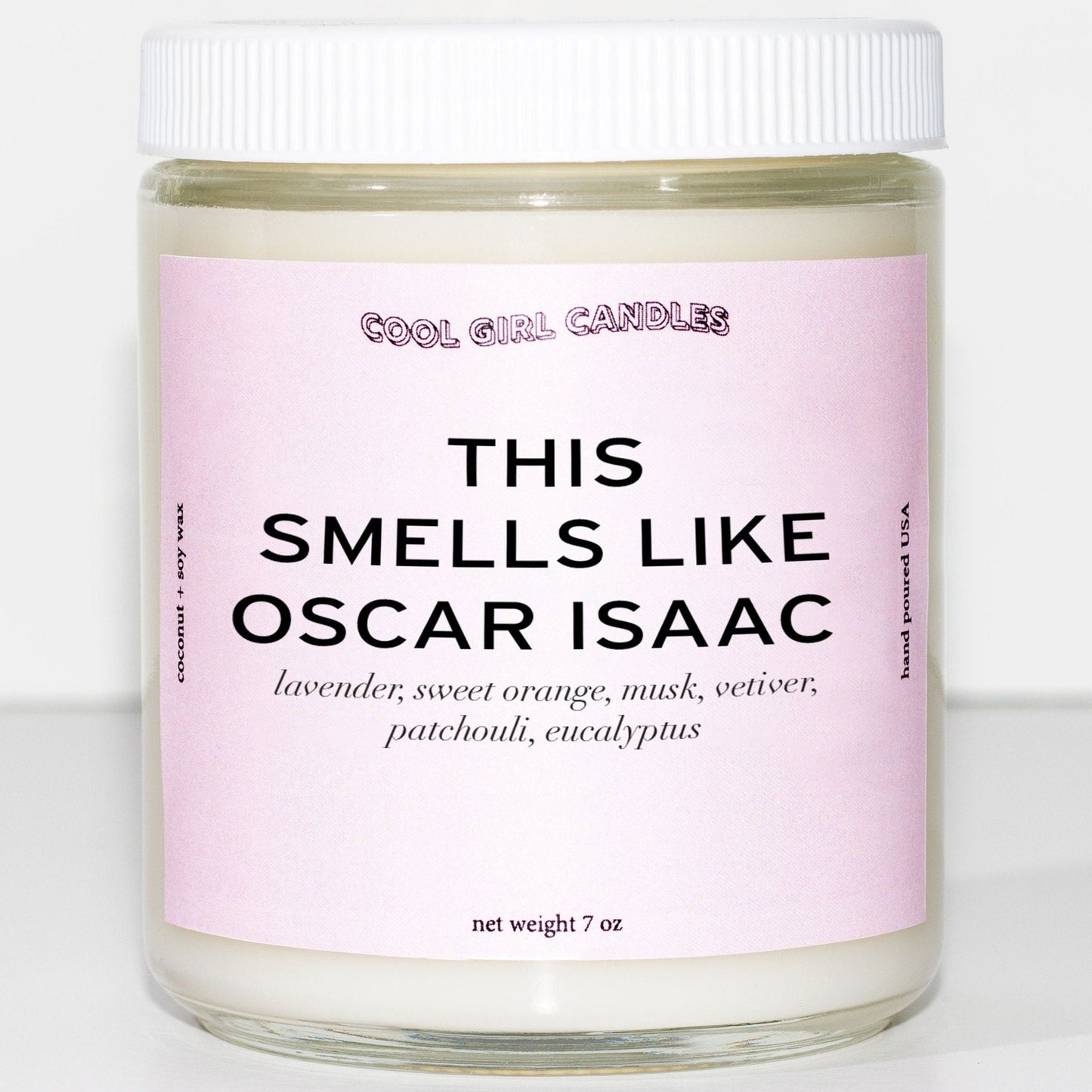 cool girl candles this smells like oscar isaac candle
