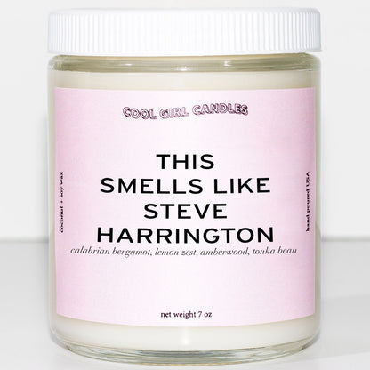 cool girl candles this smells like steve harrington candle