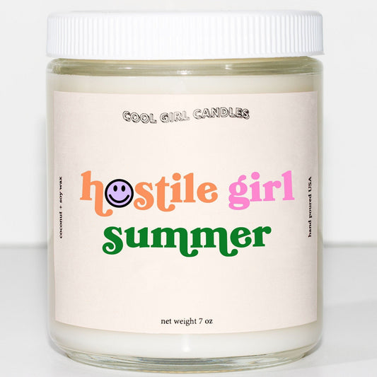 COOL GIRL CANDLES HOSTILE GIRL SUMMER CANDLE