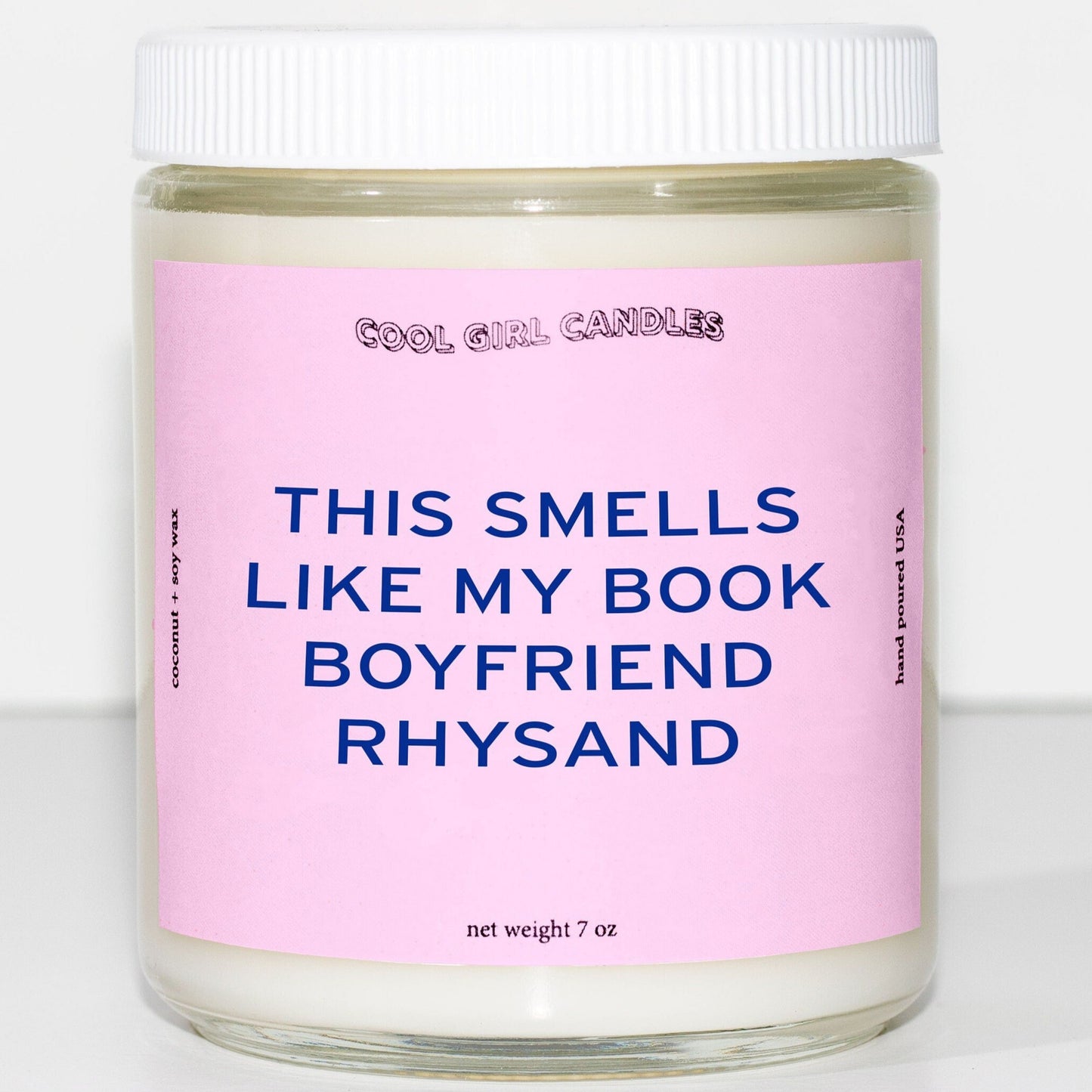 cool girl candles this smells like my book boyfriend rhysand ACOTAR ACOMAF fan gifts