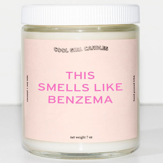this smells like benzema scented candle