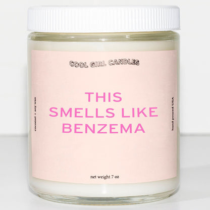 this smells like benzema scented candle