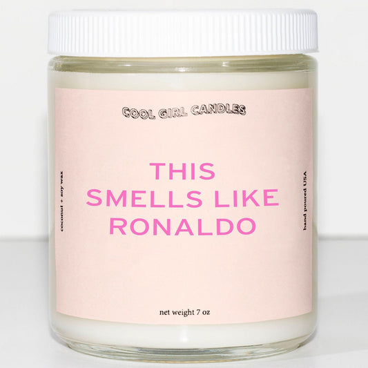 this smells like ronaldo scented candle