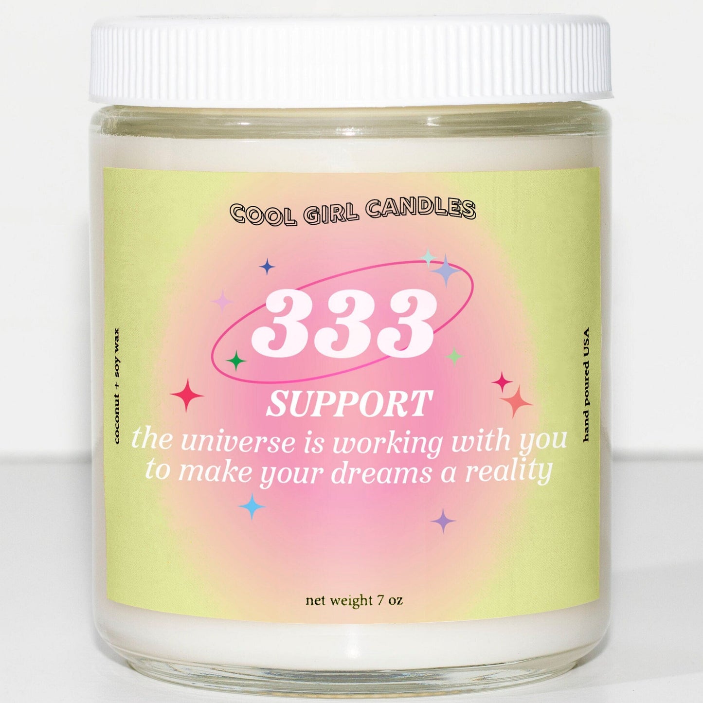 333 Angel Number Candle