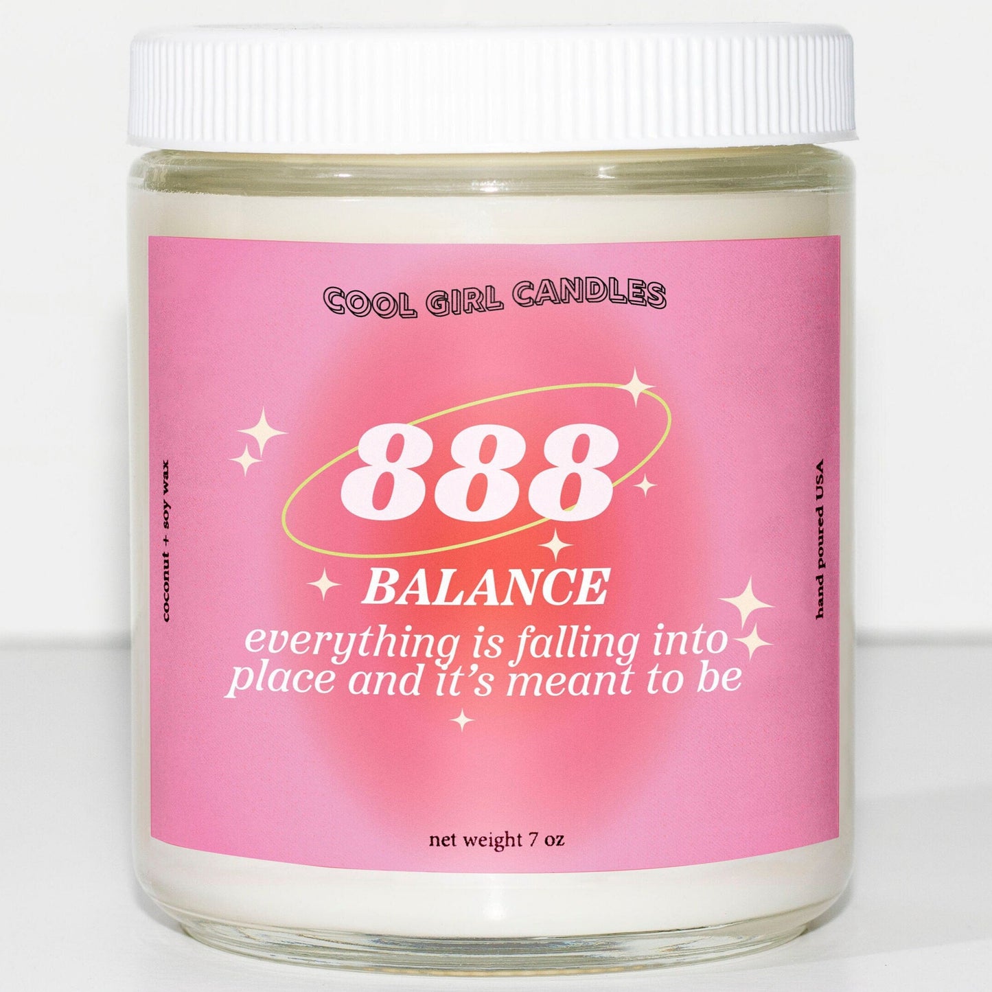 888 Angel Number Candle